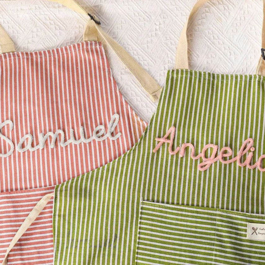 Handmade Embroidered Personalized Apron
