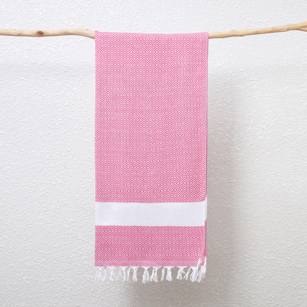 Diamond Pattern Turkish Beach Blanket