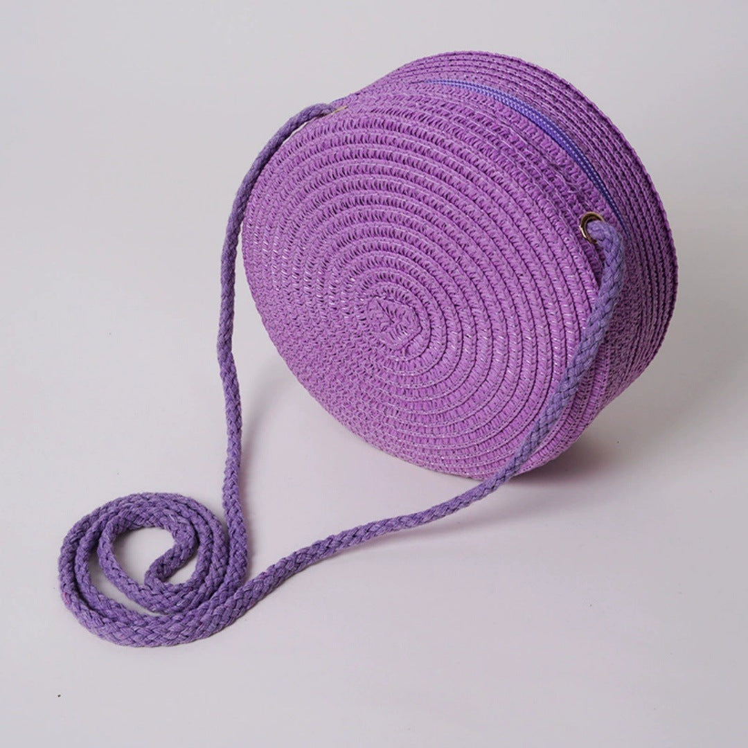 Embroidered Straw