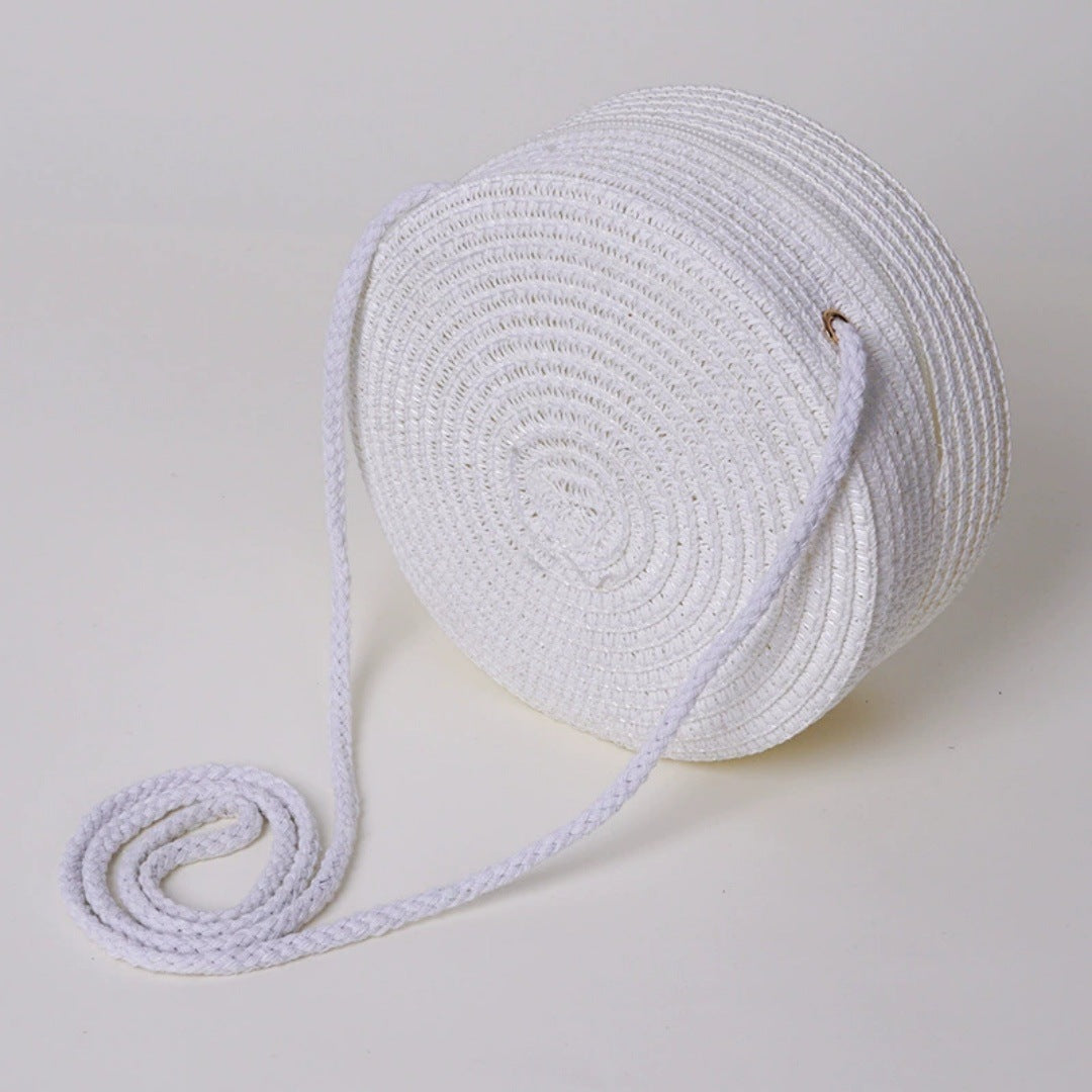 Embroidered Straw