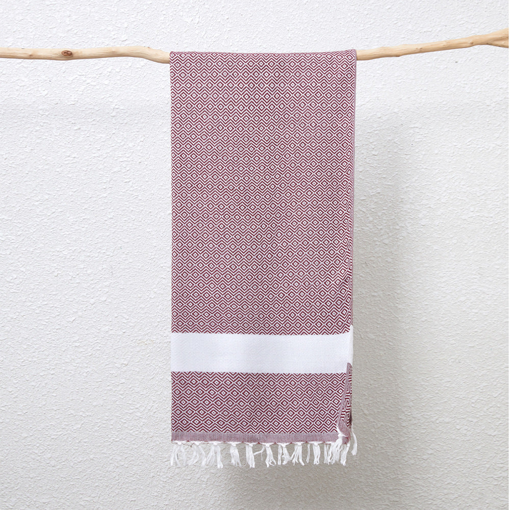 Diamond Pattern Turkish Beach Blanket