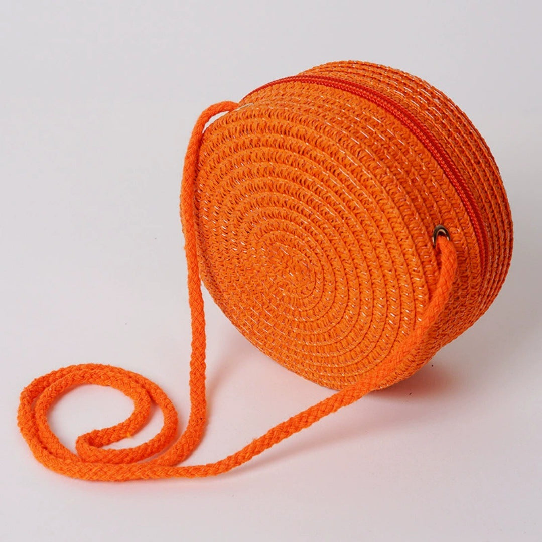 Embroidered Straw