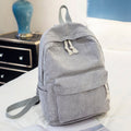 Embroidered Velvet Backpack