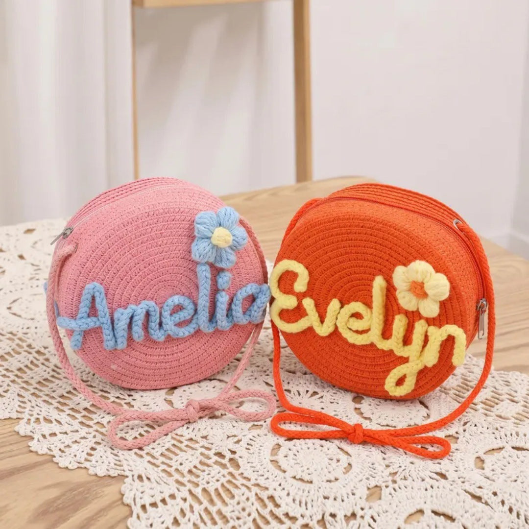 Embroidered Straw