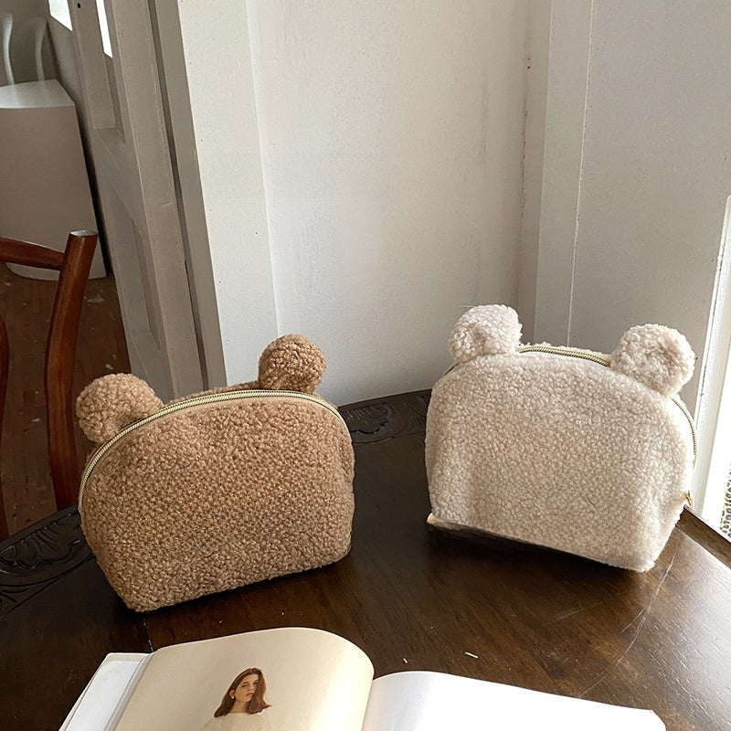 Portable Shell-Shaped Makeup Bag