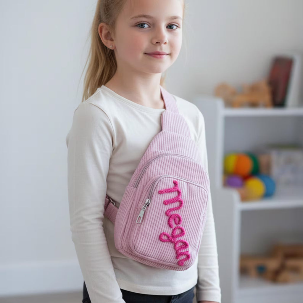 Knitted crossbody bag