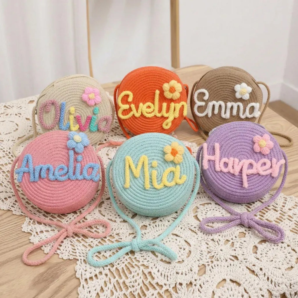 Embroidered Straw