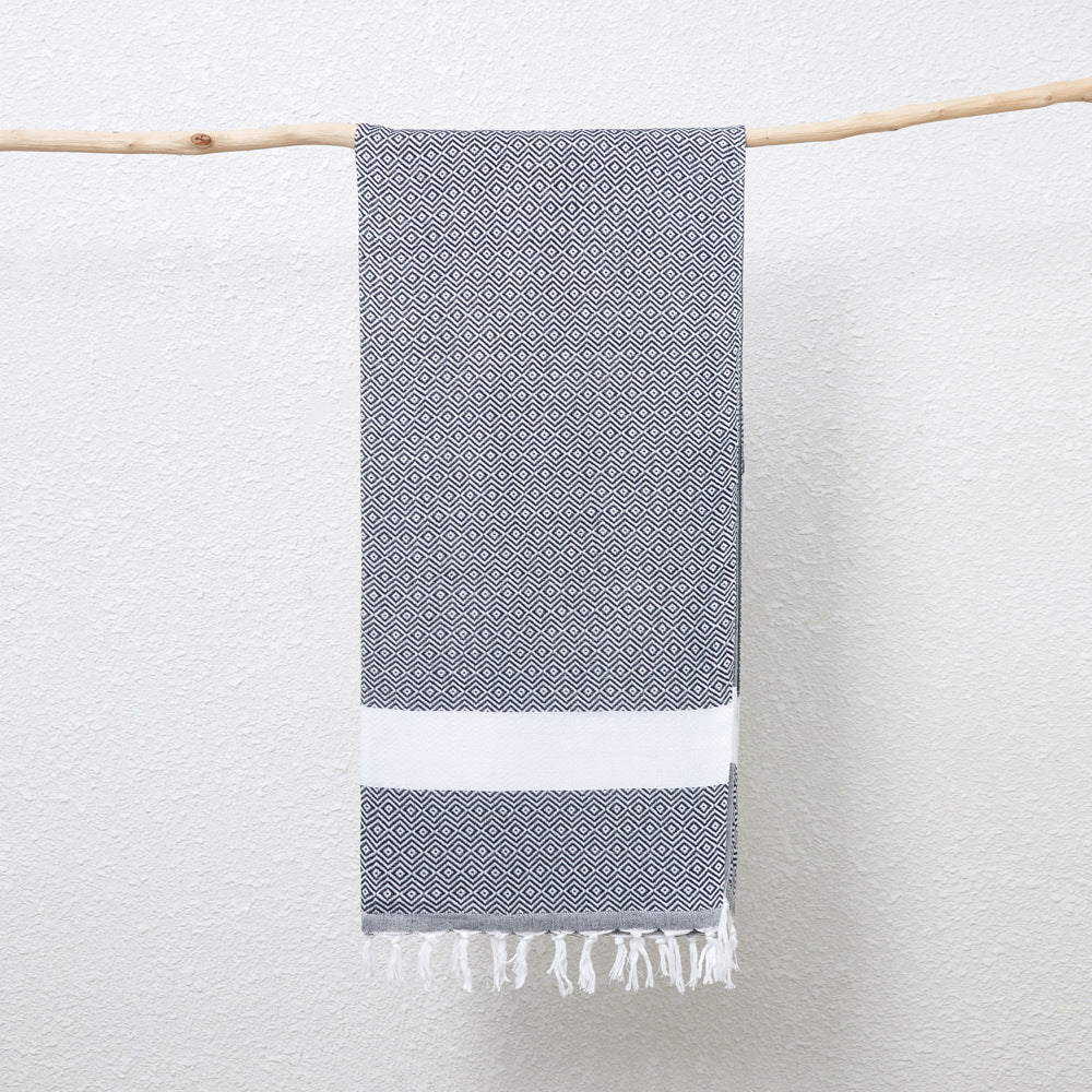 Diamond Pattern Turkish Beach Blanket