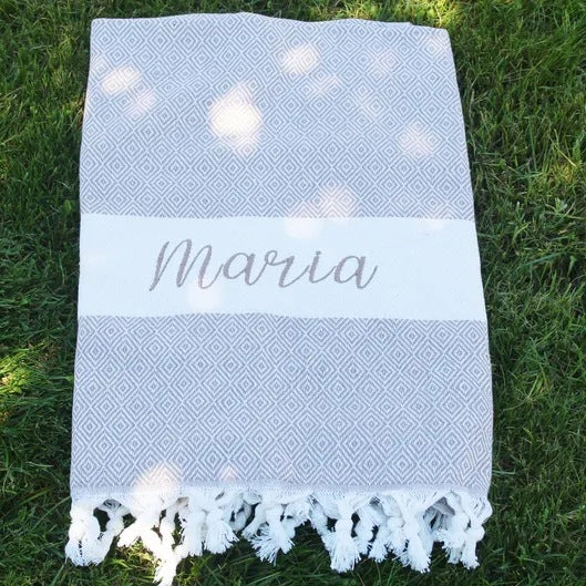 Diamond Pattern Turkish Beach Blanket