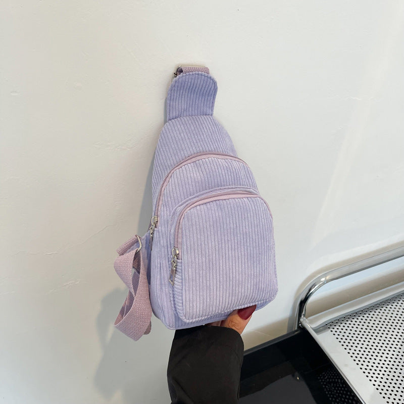Knitted crossbody bag