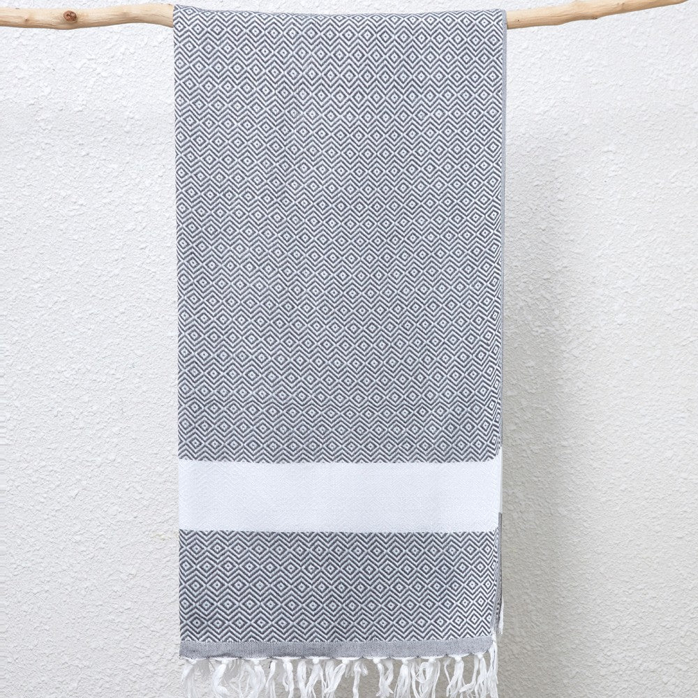 Diamond Pattern Turkish Beach Blanket