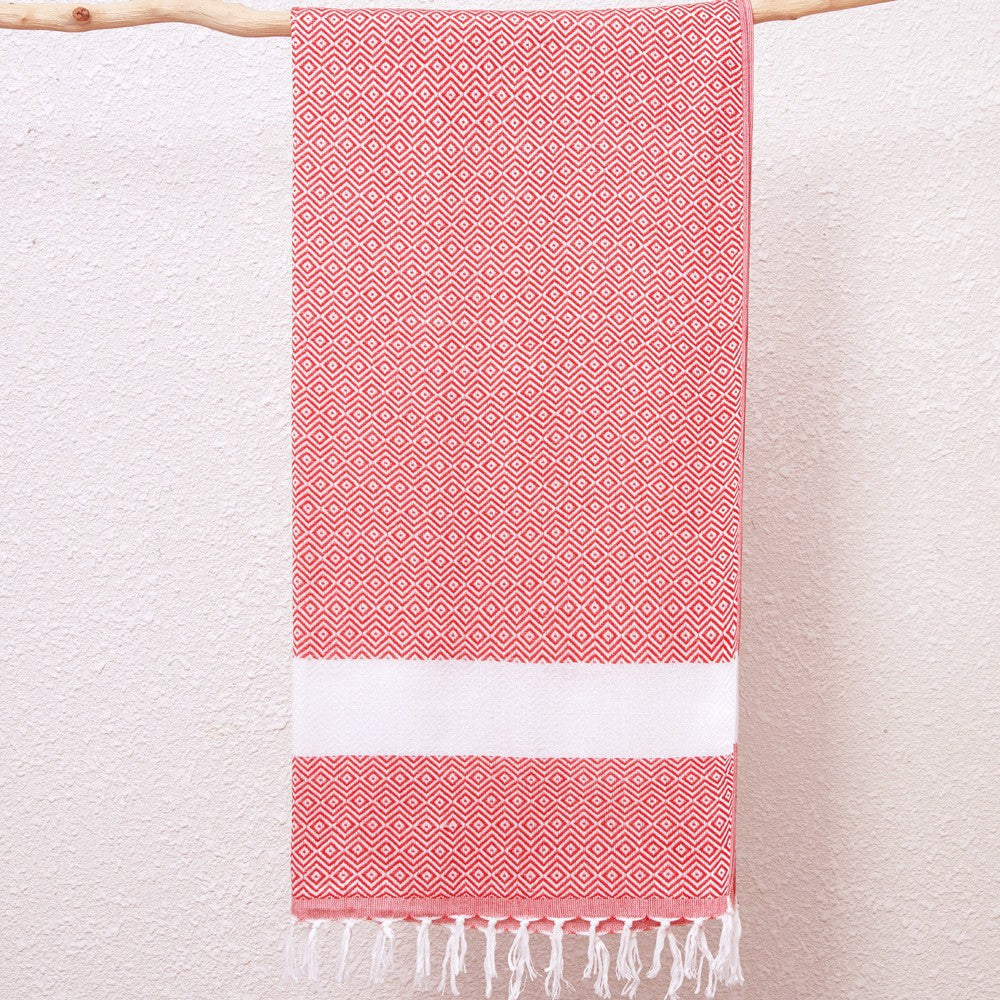 Diamond Pattern Turkish Beach Blanket